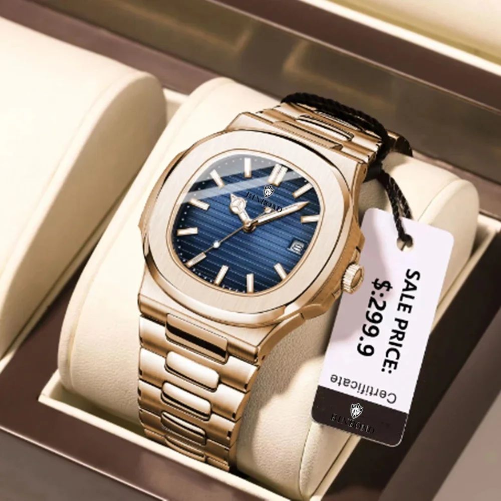 Smartwatch New Watches For Men - New Switzerland Man Casual Rose Gold