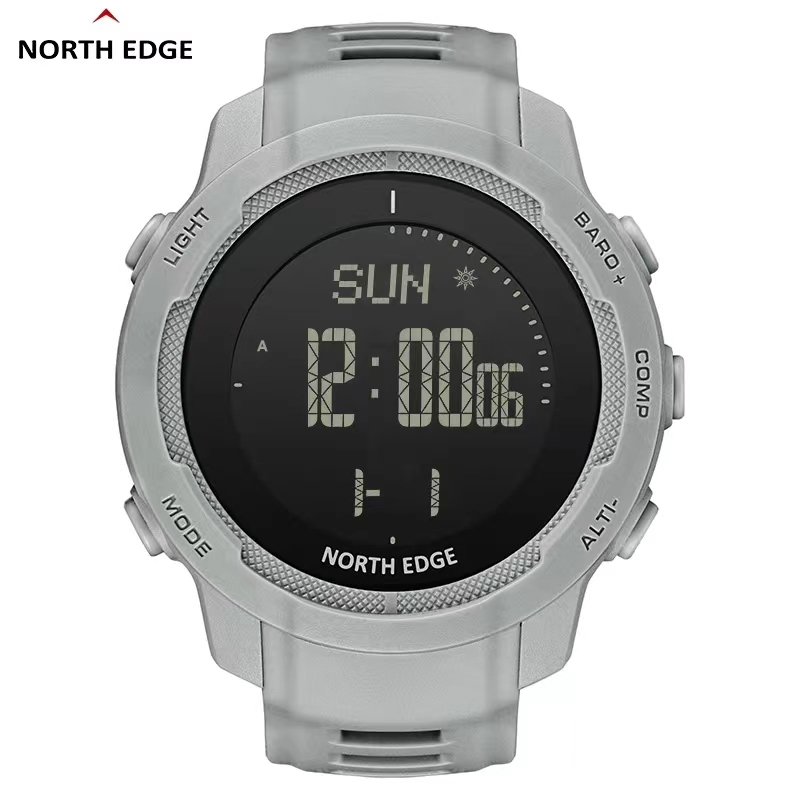 Altimeter Compass Watch - NORTH EDGE VERTICO Mens Watch Grey