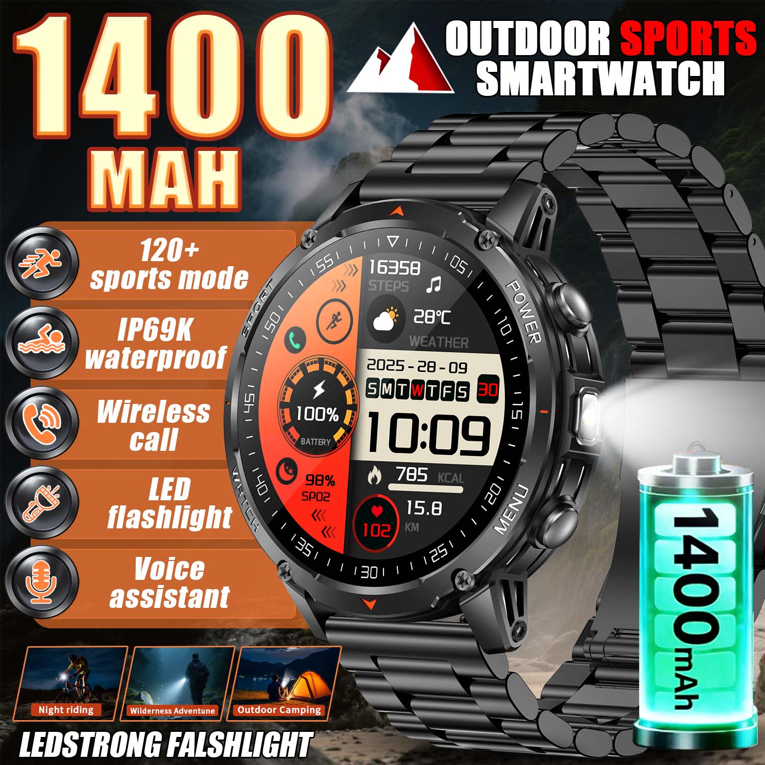 Smartwatch Trending Watches For Women - 2026 New Military Smart Watch Men
