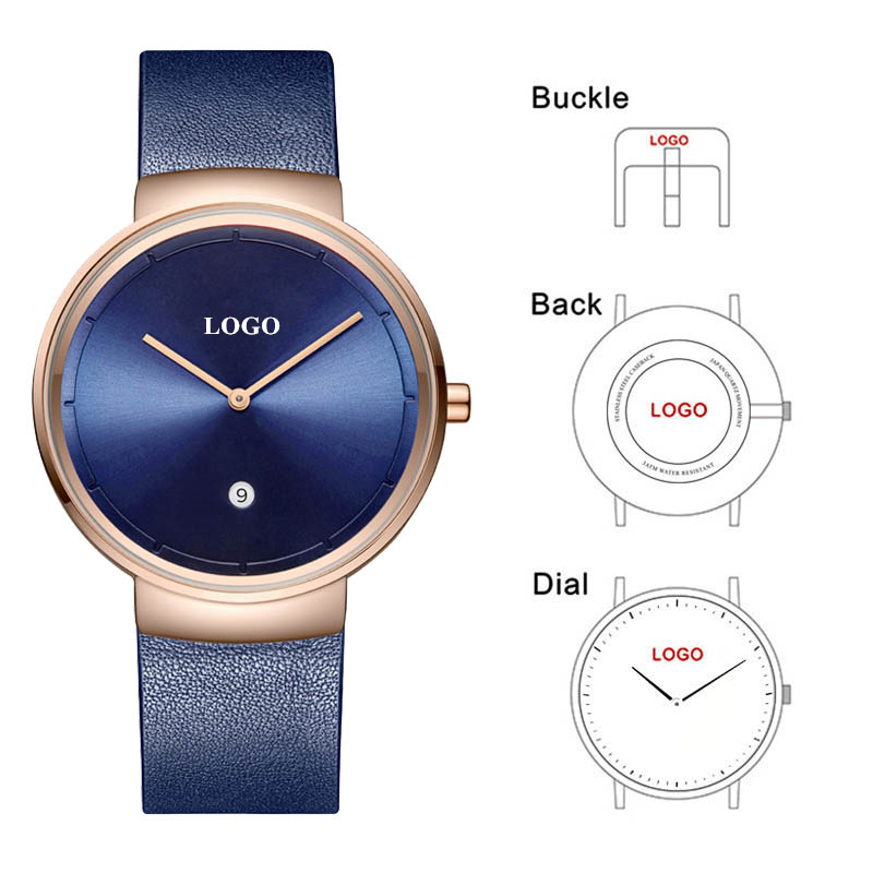 Leather Watch Strap - CL032 Factory Mens Watch Designer Brand