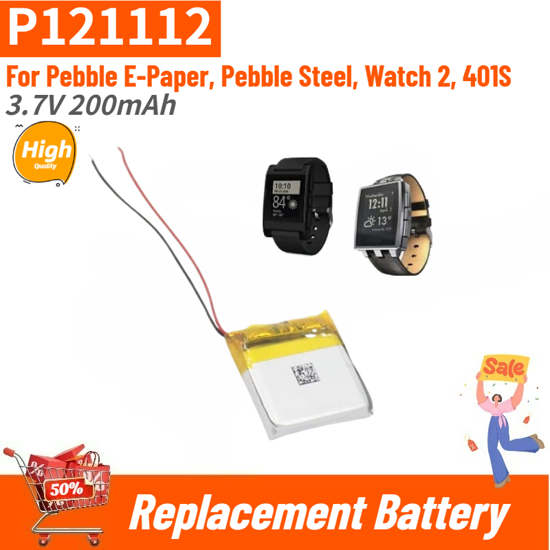 Smartwatch Pebble Watches - P121112 High Quality Smartwatch Battery 3.7V