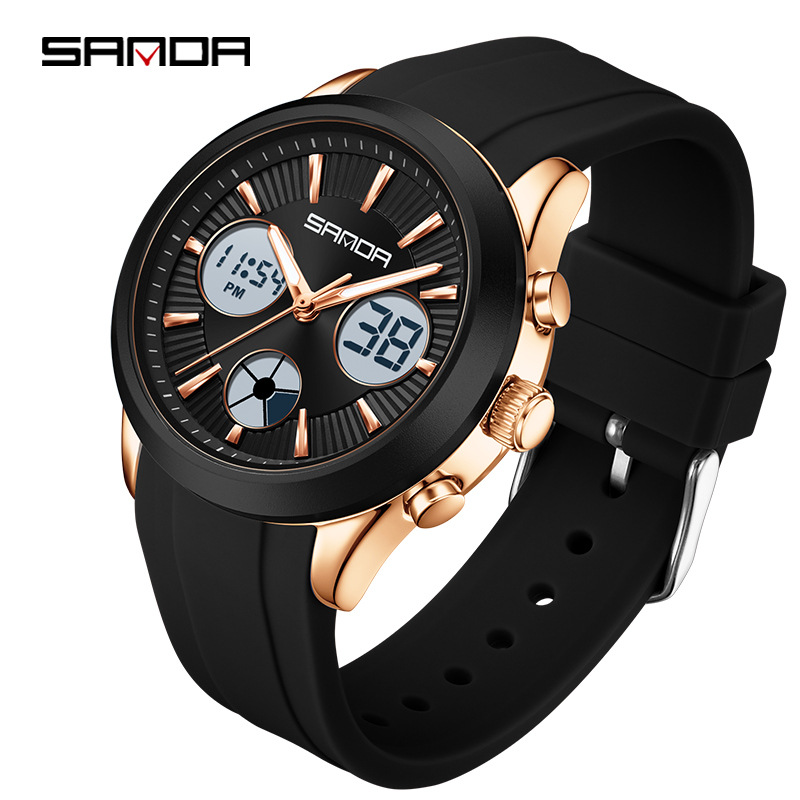 Watches Ladies Smartwatch - SANDA electronic watch luminous 3-hour multi-functional