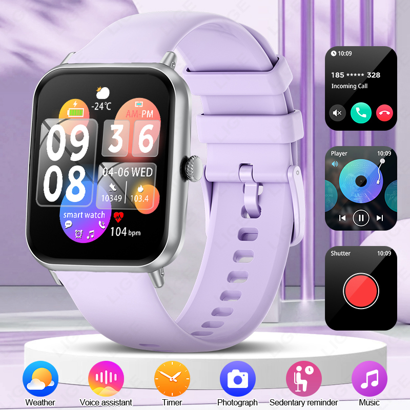 Watches Ladies Smartwatch - LIGE Fashion 1.83