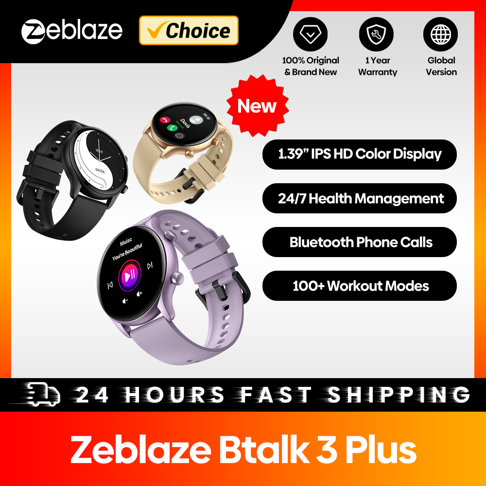 Watches Ladies Smartwatch - New Zeblaze Btalk 3 Plus Voice