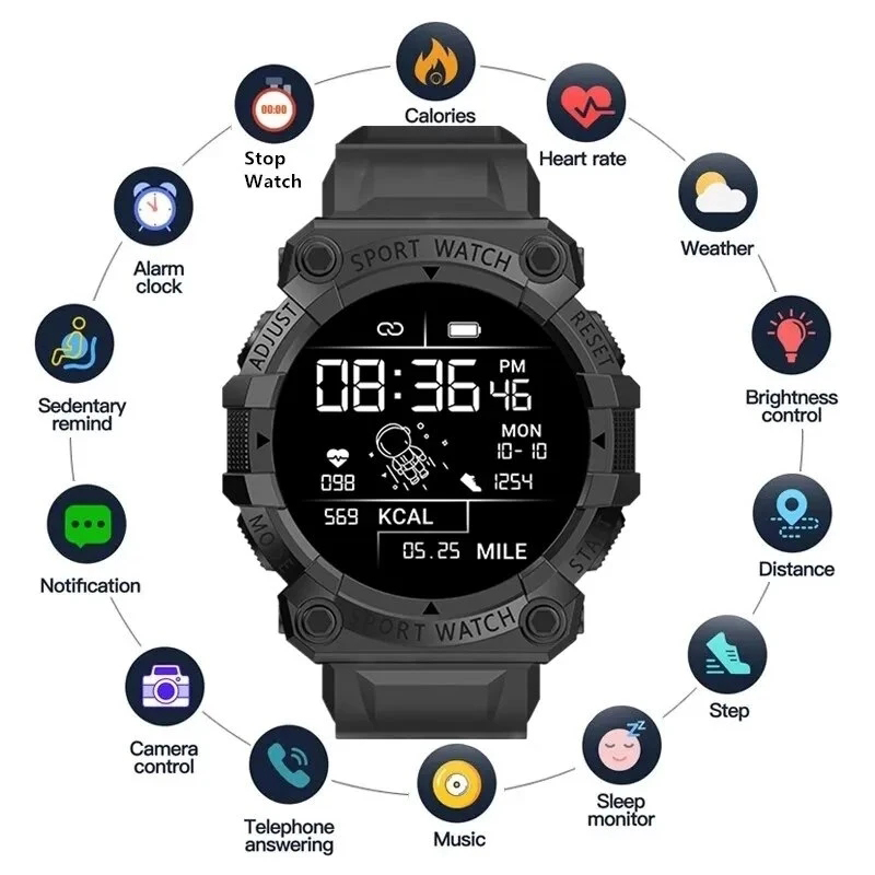 Watch Smart Y56 - 2025 New Smartwatch Health Heart Rate