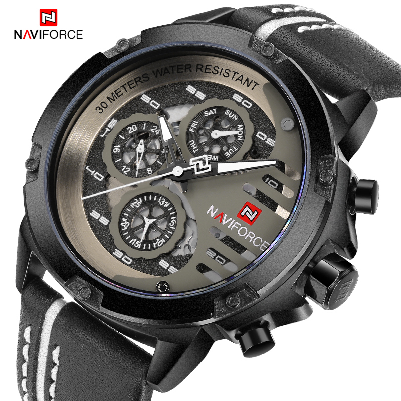 NAVIFORCE New Men's Sports Mil - Smartwatch New Watches For Men recension och pris