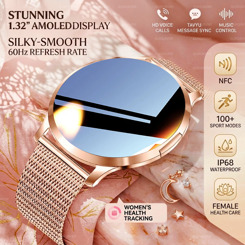 2026New Stylish Women NFC Smar - Smartwatch Stylish Watches For Women recension och pris
