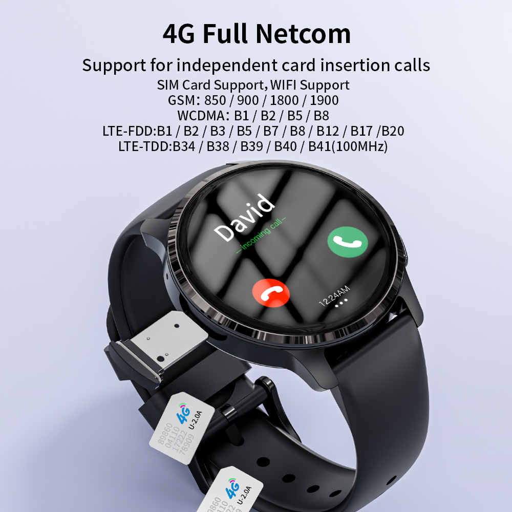4G 5G Android Smart Watch with - Smartwatch Watches Smart recension och pris