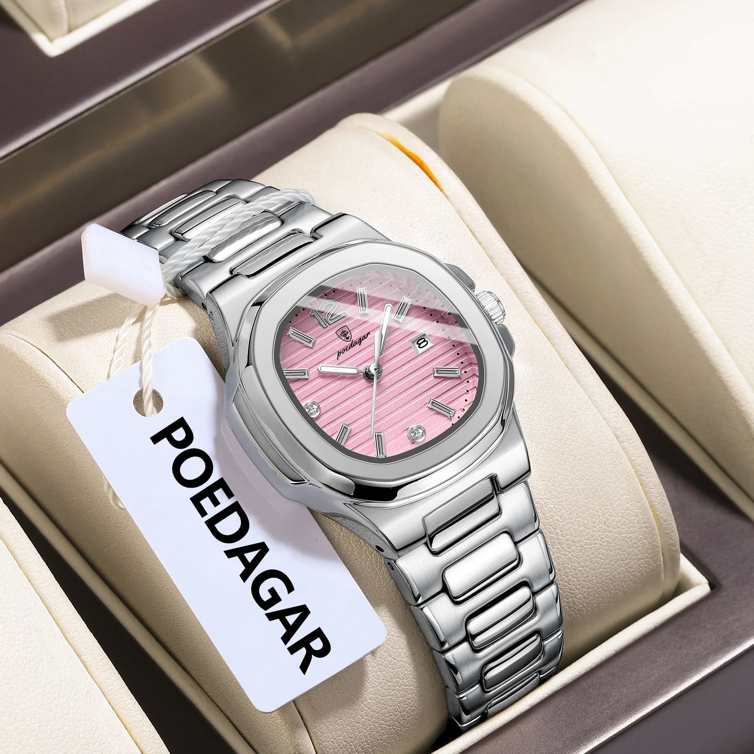 POEDAGAR Square Fashion Woman  - Waterproof Diving Watch recension och pris