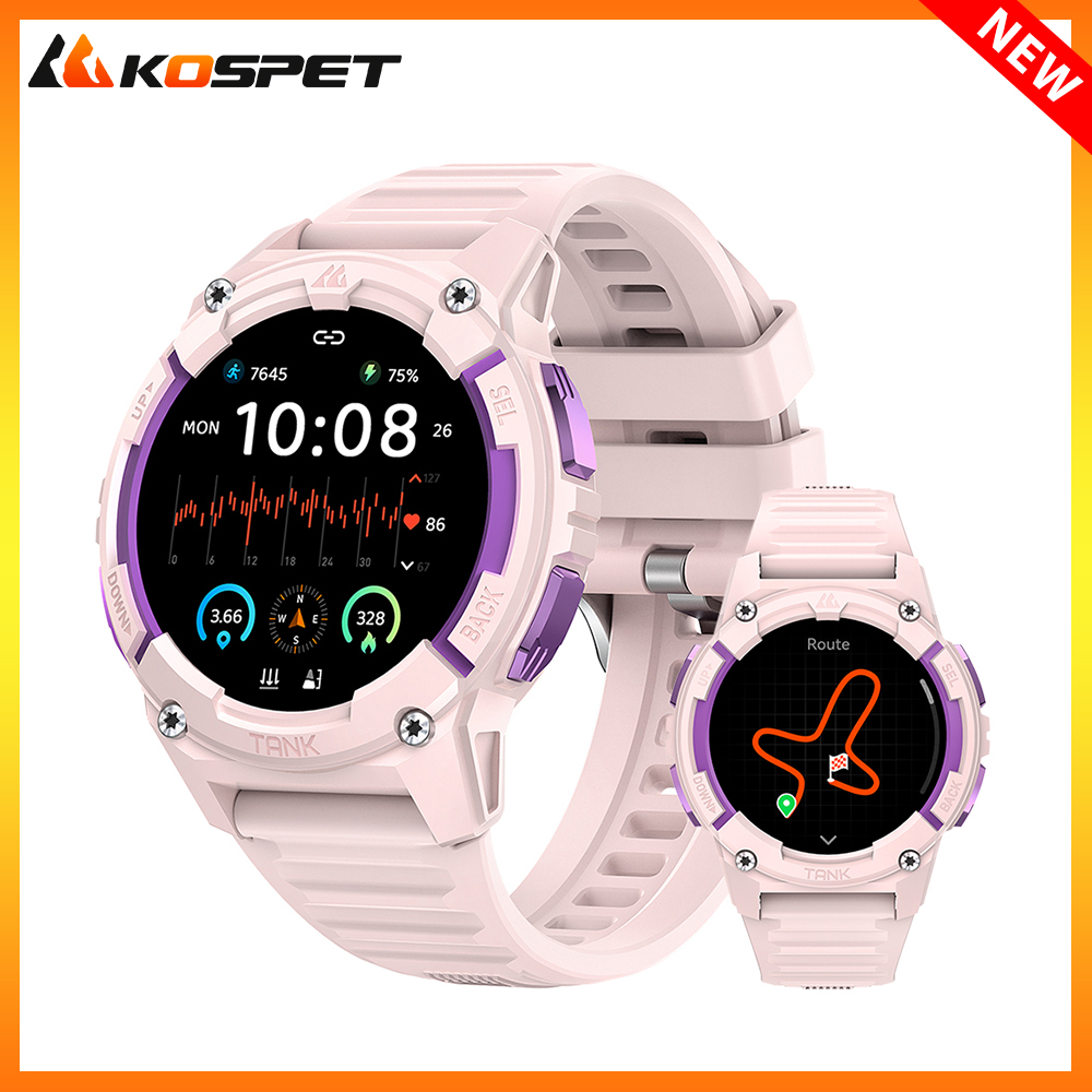 KOSPET TANK S2 GPS Smart Watch - Altimeter Compass Watch recension och pris