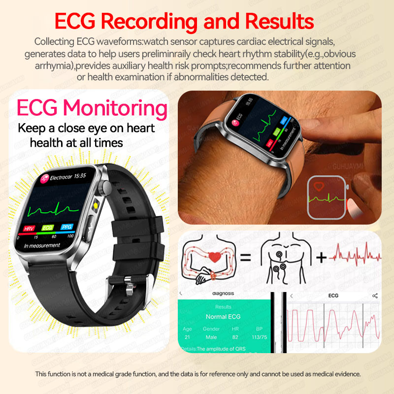 2026 New Non-Invasive Laser Tr - Smartwatch Watches For Men Digital recension och pris