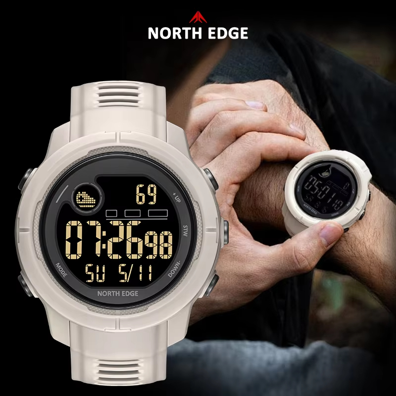 NORTH EDGE NEW MARS 5 Men's Di - Smartwatch Watches For Men Digital recension och pris