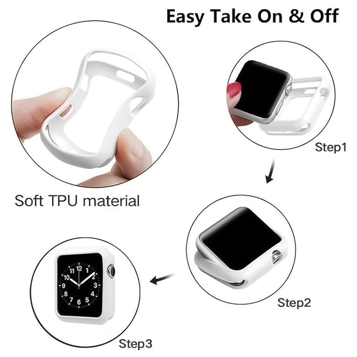 TPU Silicone Case For Huawei W - Smartwatch Watch Huawei recension och pris
