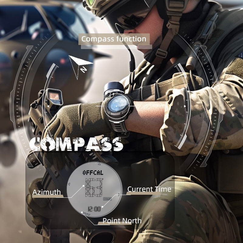 NORTH EDGE VERTICO Mens Watch  - Altimeter Compass Watch recension och pris