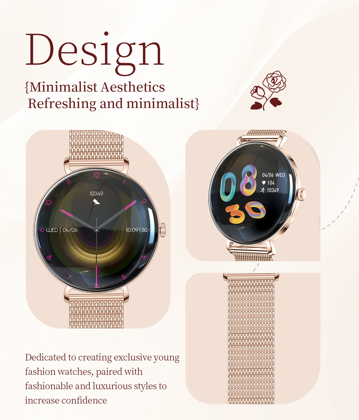 V85 2025 Trending Ultra-Thin 1 - Smartwatch Trending Watches For Women recension och pris