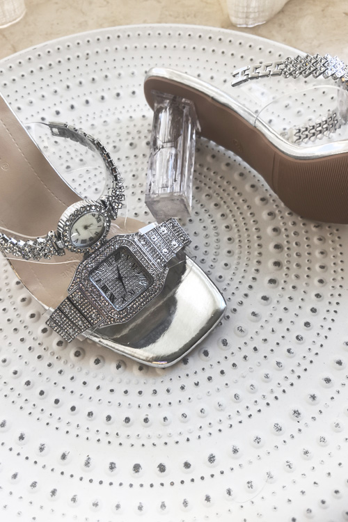 Original design Crystal watch  - Leather Watch Strap recension och pris
