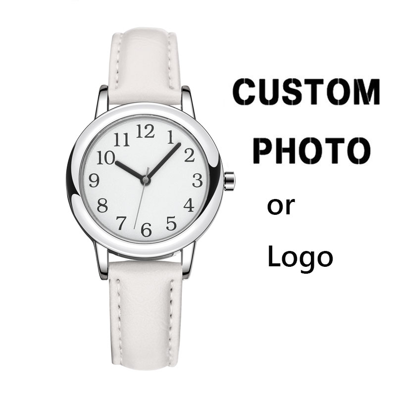 White Strap Slim Custom Women  - Leather Watch Strap recension och pris