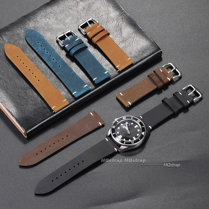 Handmade Leather Watchband 18m - Seiko Watches Smartwatch recension och pris