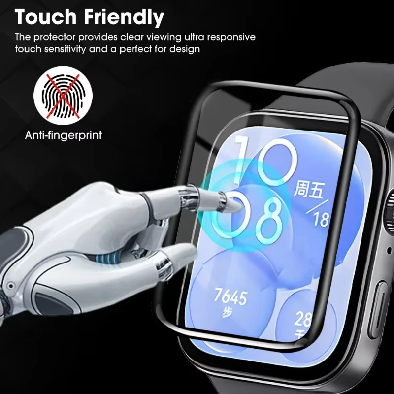 1-5Pcs 9D Curved Film For Huaw - Smartwatch Watch Huawei recension och pris