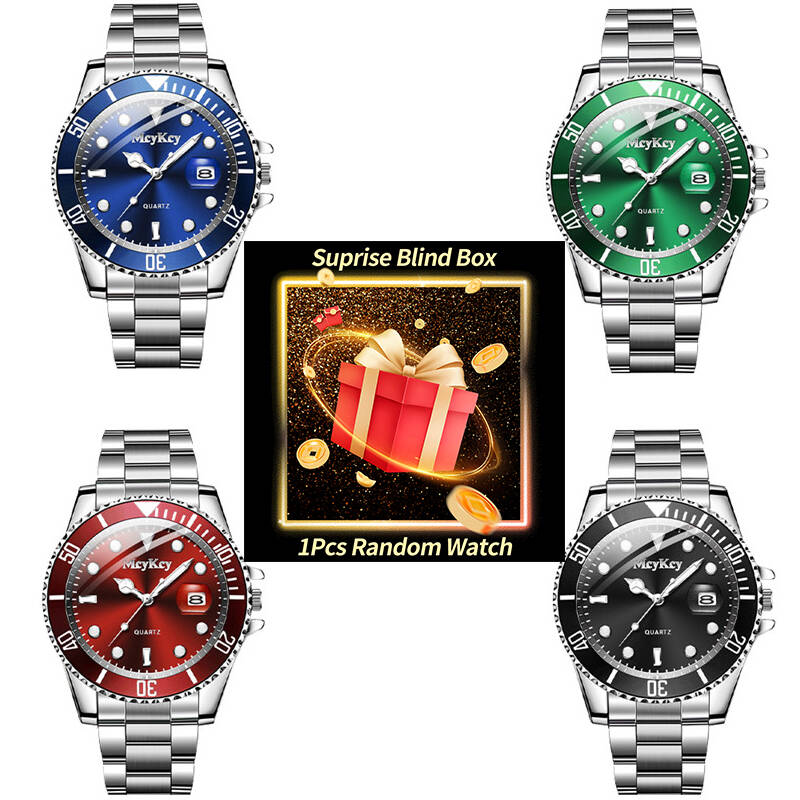 1PC Surprise Mystery Watch Bli - Analog Quartz Watch recension och pris