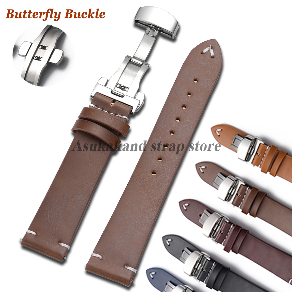 PU Leather Watch Strap 18mm 20 - Seiko Watches Smartwatch recension och pris