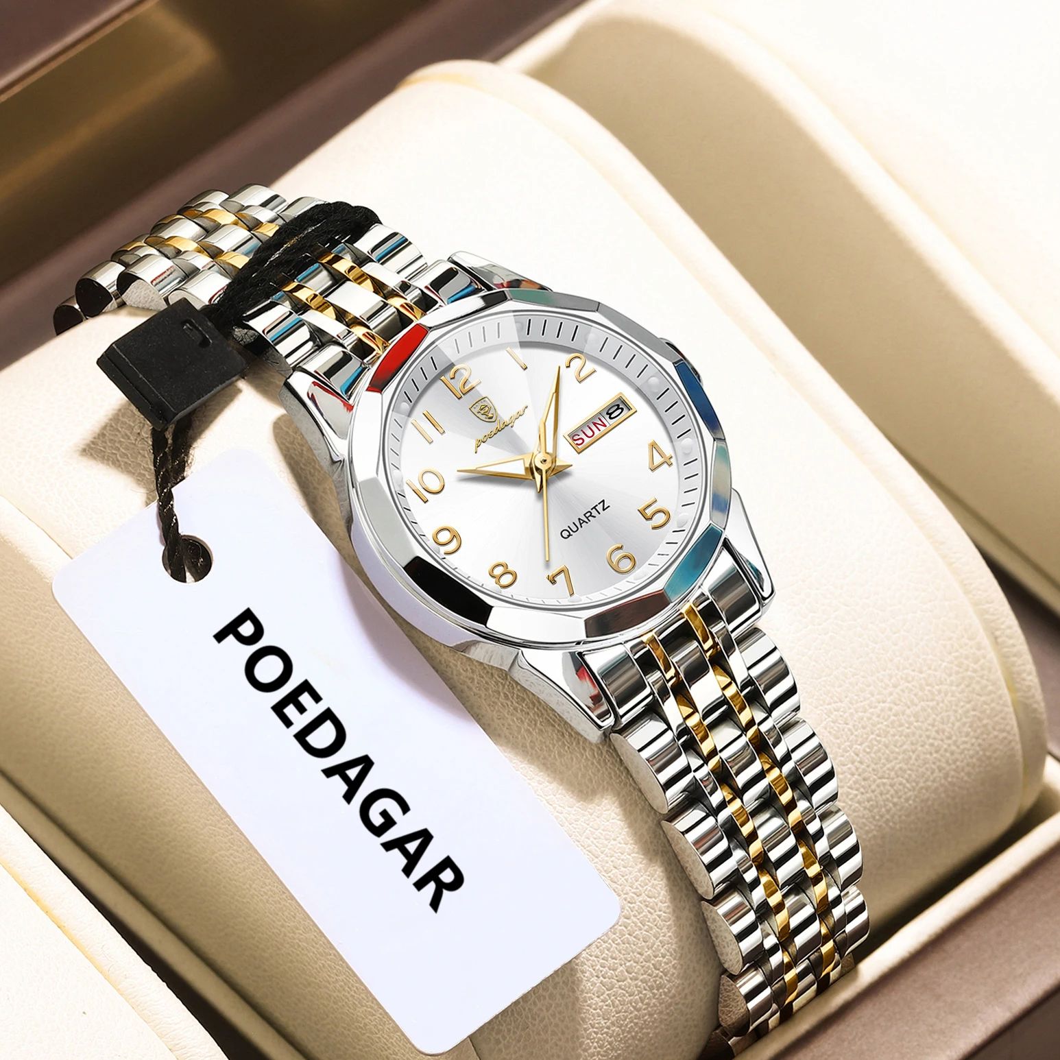 POEDAGAR Elegant Quartz Ladies - Waterproof Diving Watch recension och pris