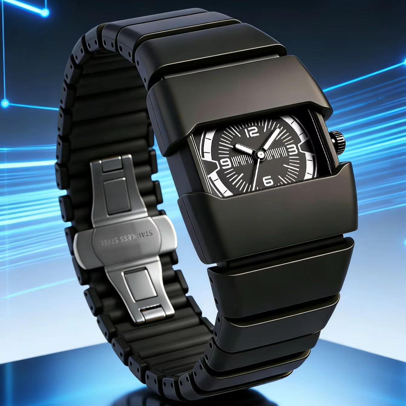 TOMI Fashion Men's Digital Wat - Analog Quartz Watch recension och pris