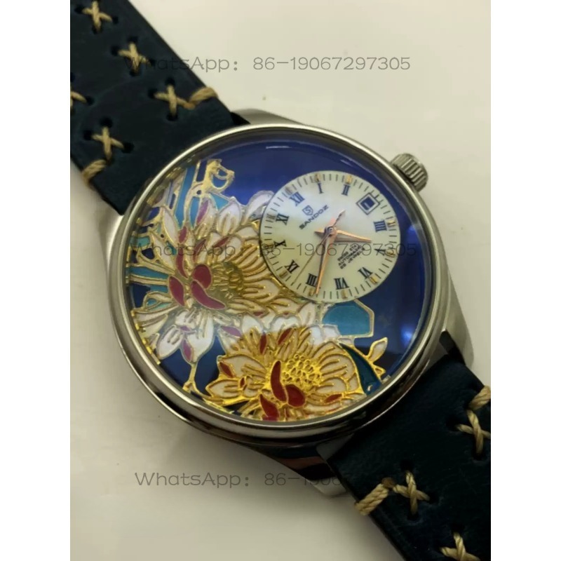 ertyiHandmade filigree dial re - Leather Watch Strap recension och pris