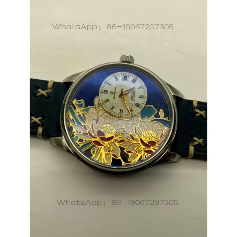 ertyiHandmade filigree dial re - Leather Watch Strap recension och pris