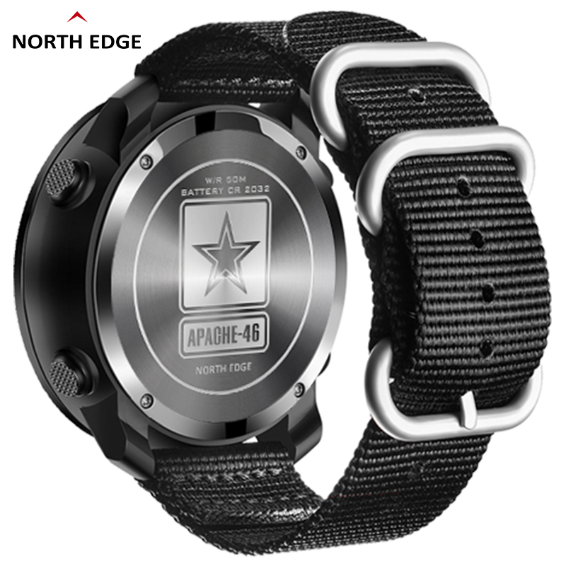 NORTH EDGE APACHE-46 Men Digit - Altimeter Compass Watch recension och pris
