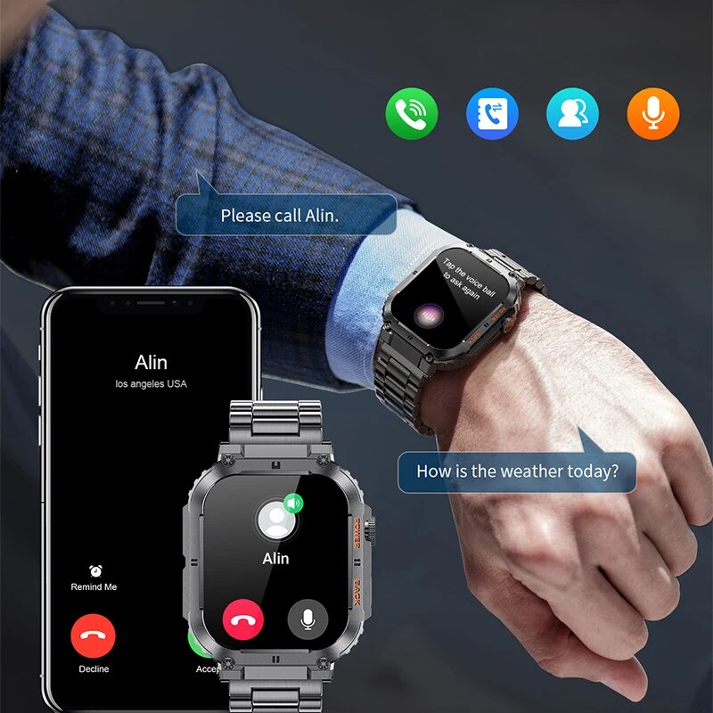 LIGE Outdoor Sports Fitness Sm - Smartwatch Watches For Men Digital recension och pris