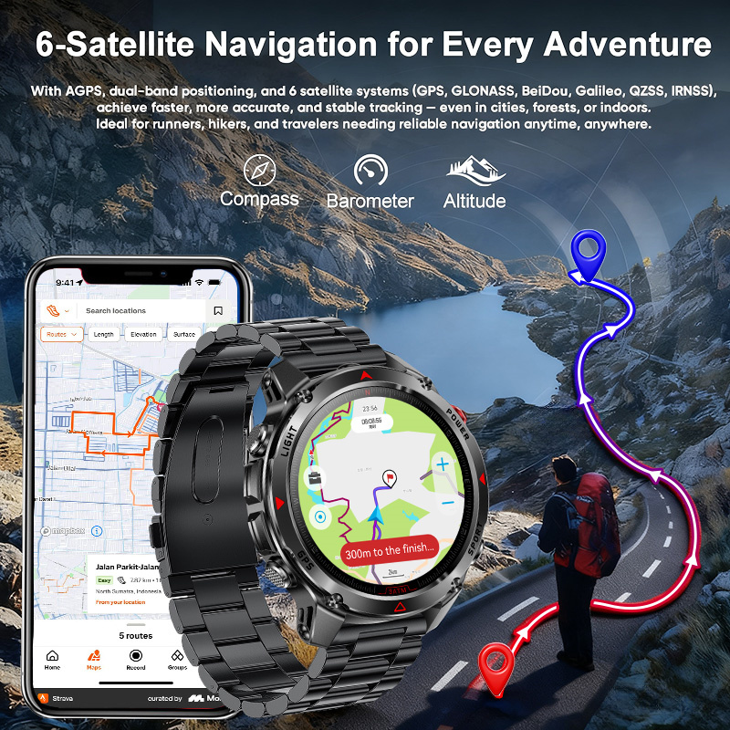 T-Rex 3 Pro Military Grade AGP - Altimeter Compass Watch recension och pris
