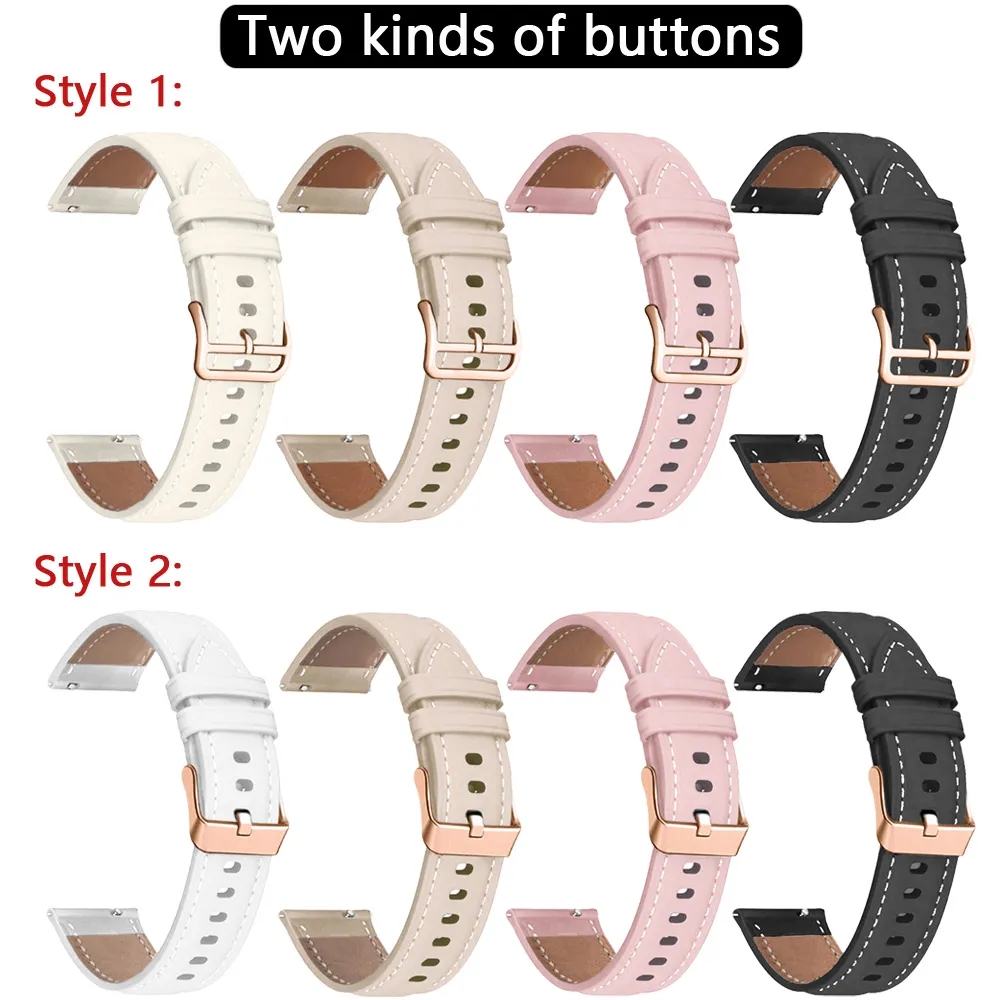 Women Girl Leather Band 20mm F - Smartwatch Trending Watches For Women recension och pris