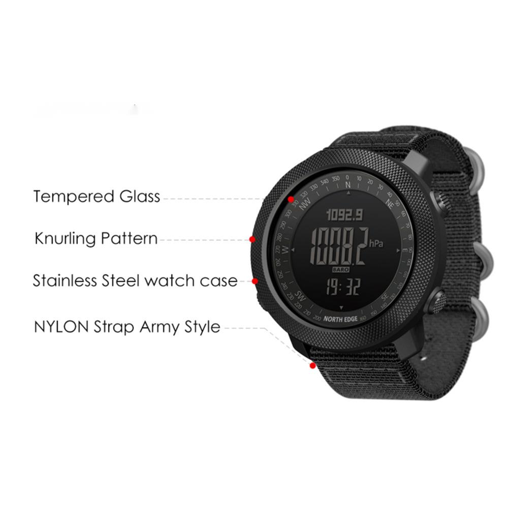 NORTH EDGE Watches For Men APA - Altimeter Compass Watch recension och pris