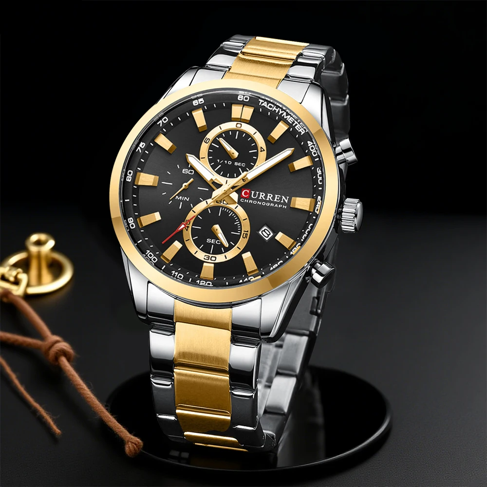 CURREN Casual Quartz Chrono Sp - Analog Quartz Watch recension och pris