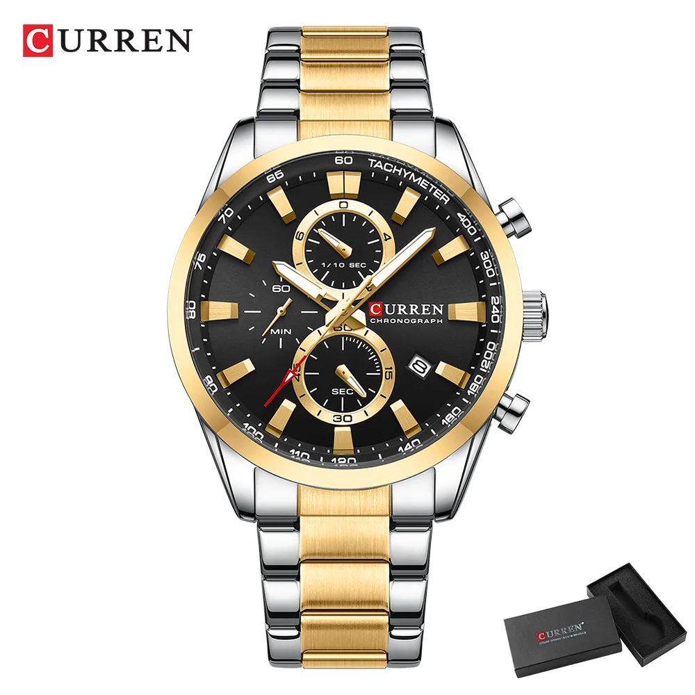 CURREN Casual Quartz Chrono Sp - Analog Quartz Watch recension och pris