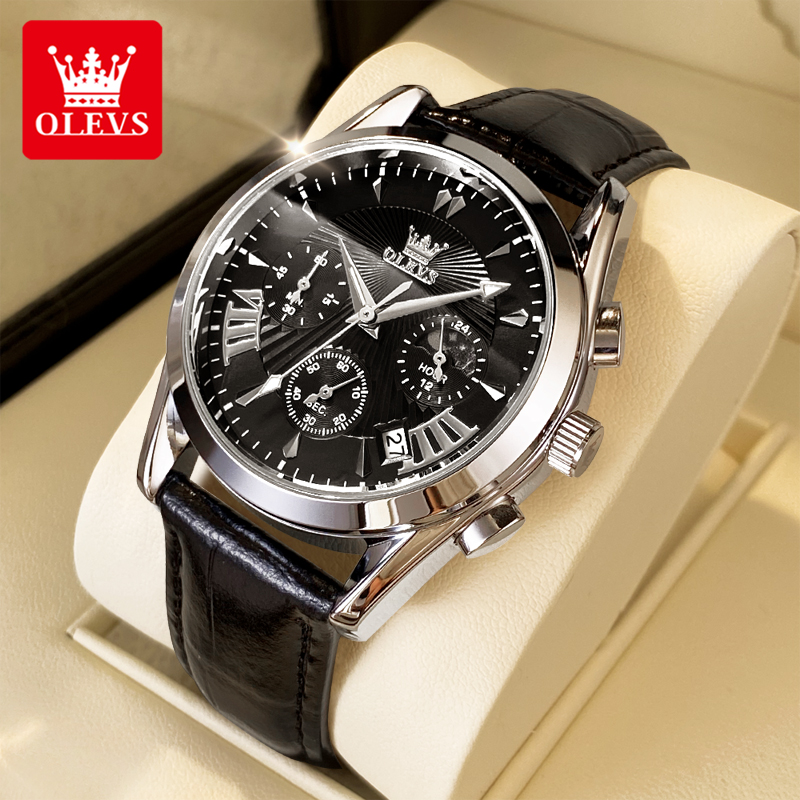 OLEVS casual fashion men's wat - Analog Quartz Watch recension och pris
