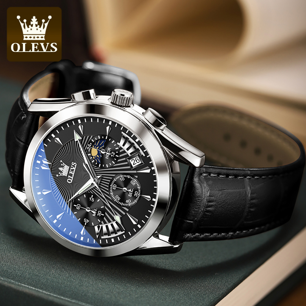OLEVS casual fashion men's wat - Analog Quartz Watch recension och pris
