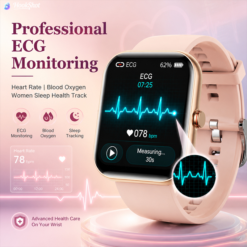 Women Smart Watch BT Call Hear - Watches Ladies Smartwatch recension och pris