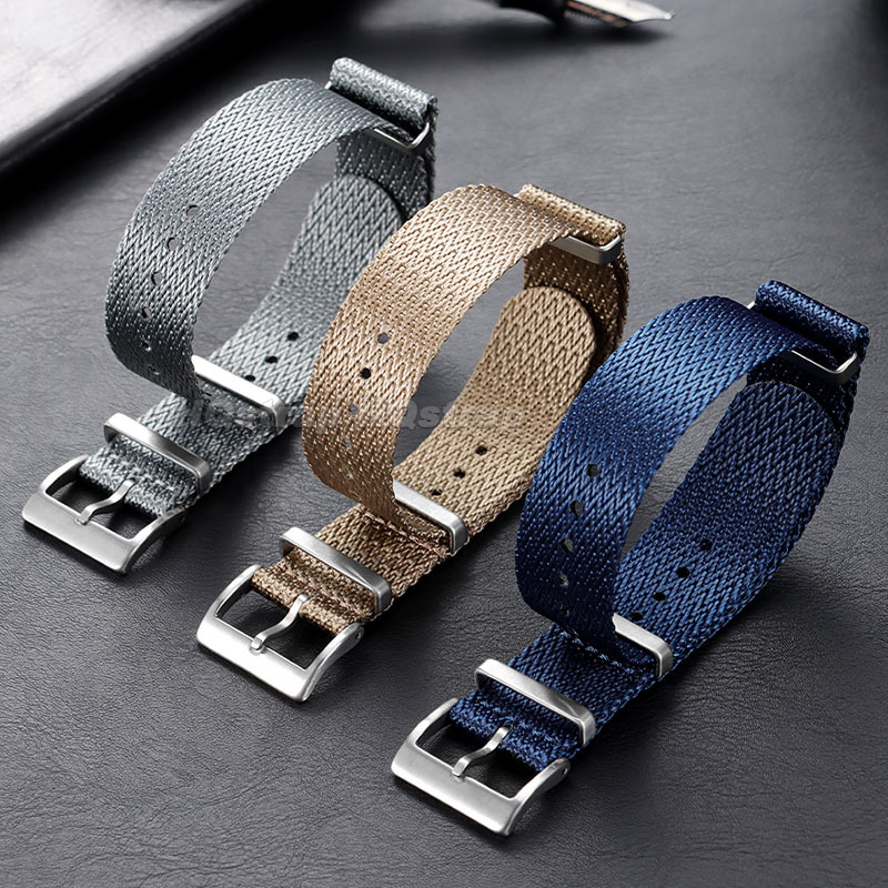 Canvas Nylon Watch Band 18mm 2 - Seiko Watches Smartwatch recension och pris