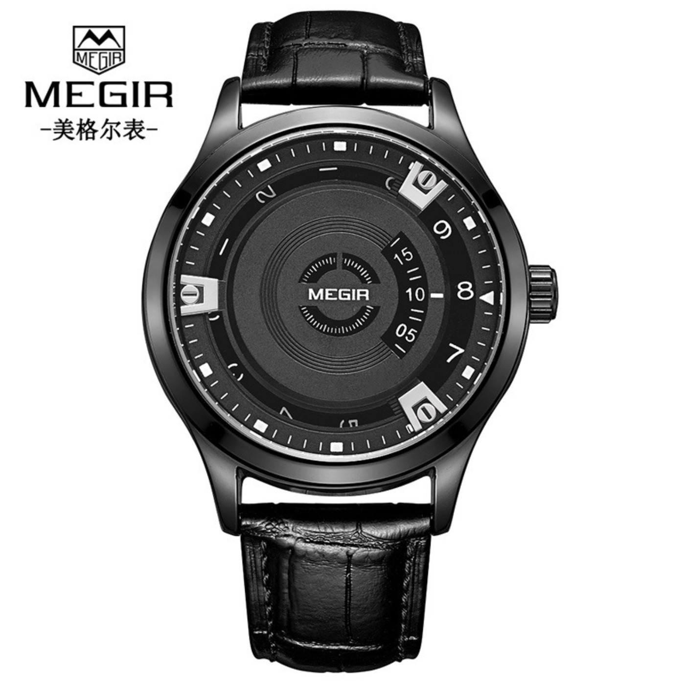 MEGIR Men Watches Luxury Leath - Leather Watch Strap recension och pris