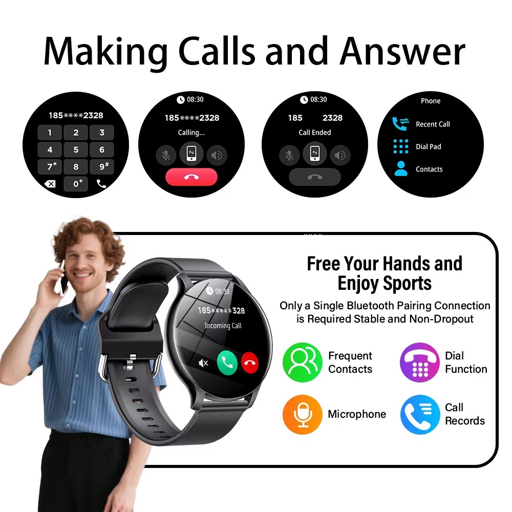 2025 New Smart Watch Heart Rat - Watches Ladies Smartwatch recension och pris