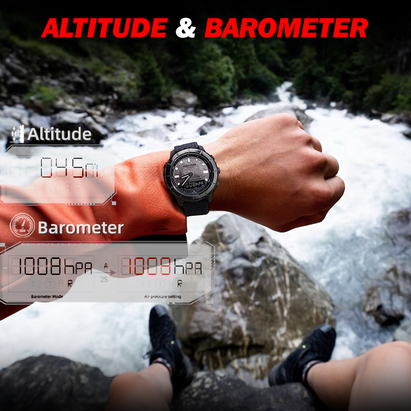 NORTH EDGE 2026 THARSIS Men‘s  - Altimeter Compass Watch recension och pris
