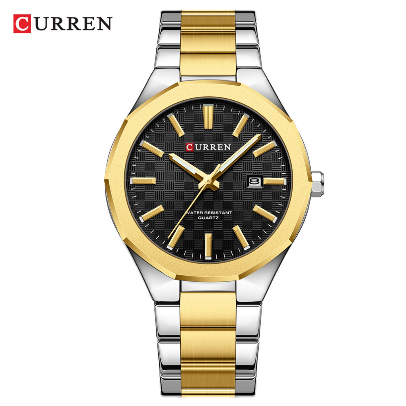 CURREN Men's Simple Black Dial - Analog Quartz Watch recension och pris