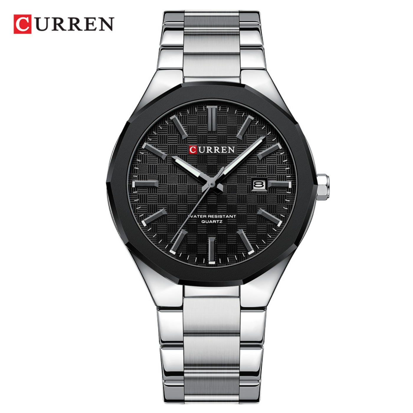 CURREN Men's Simple Black Dial - Analog Quartz Watch recension och pris