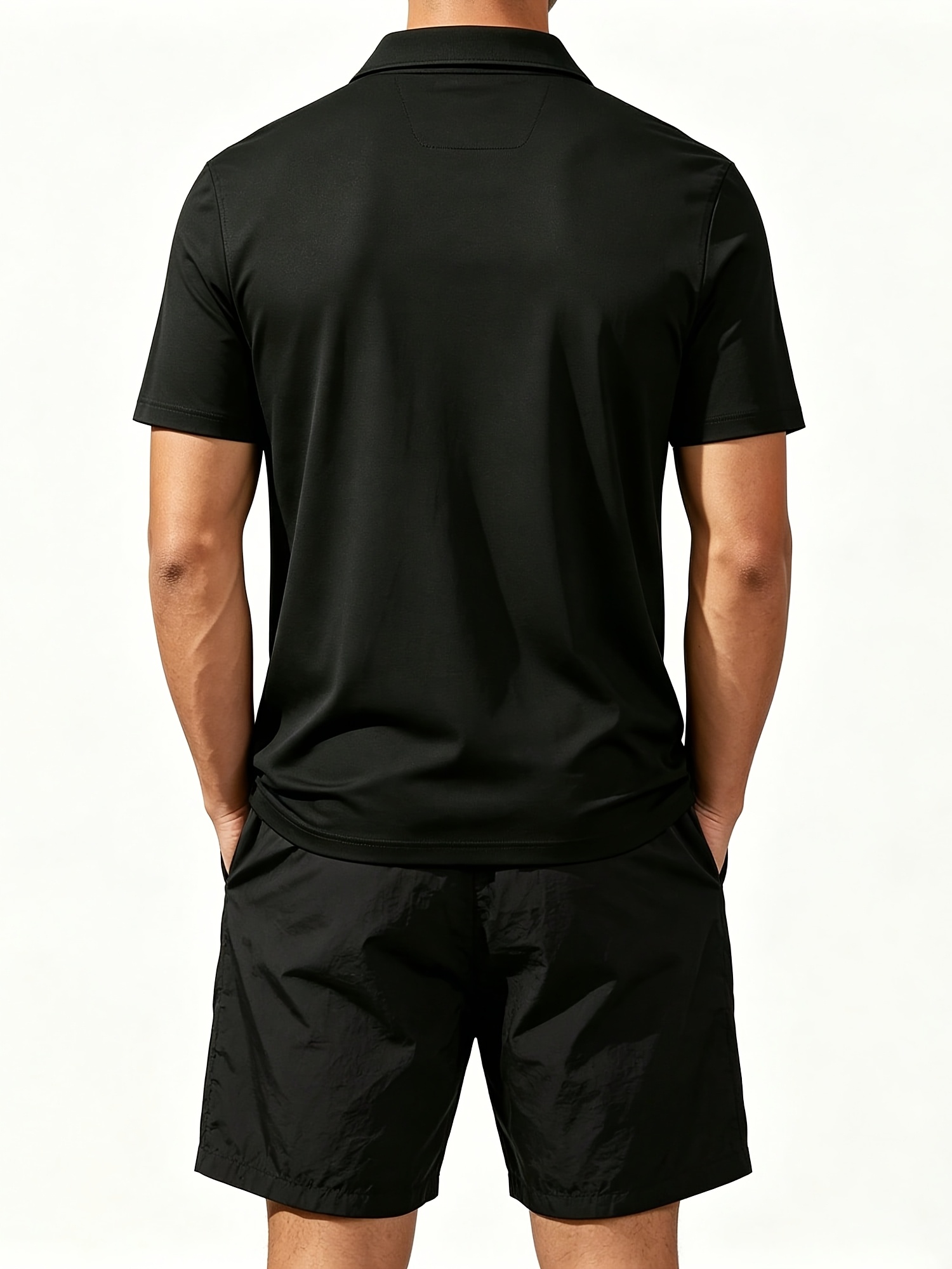 Men's Polo Shirt and Beach Sho - Watch S recension och pris