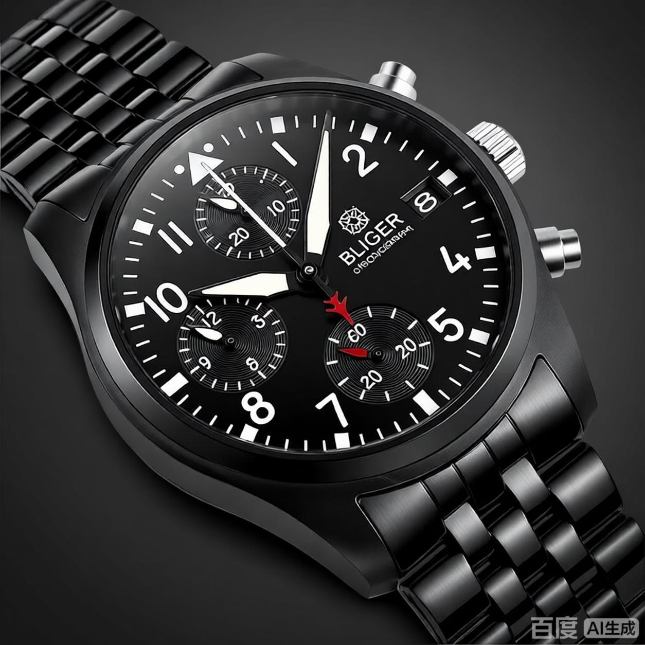 BLIGER Full Black Brushed 38mm - Analog Quartz Watch recension och pris
