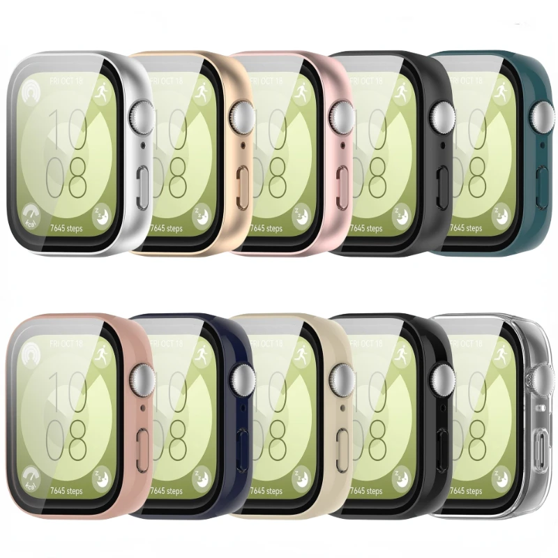 PC Case+Tempered Glass For Hua - Smartwatch Watch Huawei recension och pris
