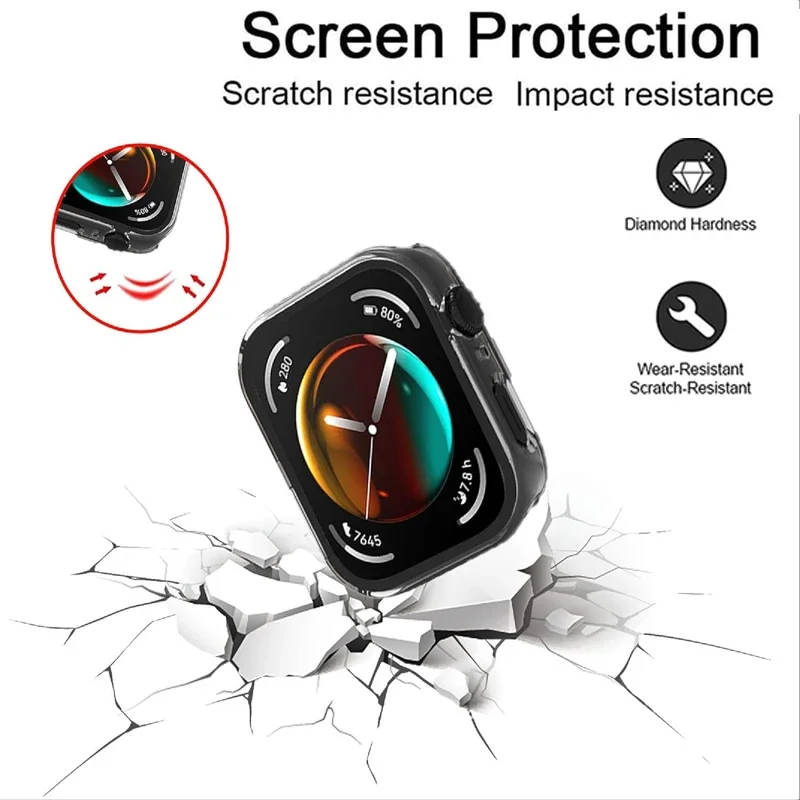 PC Case+Tempered Glass For Hua - Smartwatch Watch Huawei recension och pris