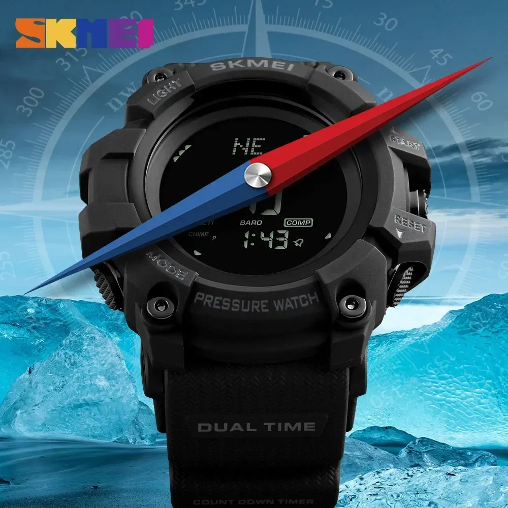 SKMEI 1358 Altimeter Weather T - Altimeter Compass Watch recension och pris